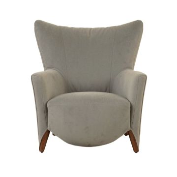 Corinne 25.6 '' Wide Polyester Wingback Chair