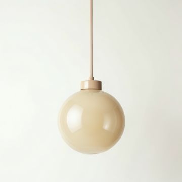 Juniper Crossing Pendant Light Suspended From One Plain Cable - Beige (synthetic illustration; no displayed measurements)