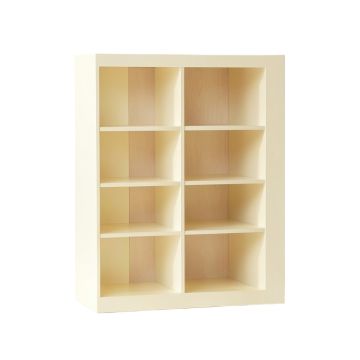 Elm Branch Freestanding Bookcase - Cream
