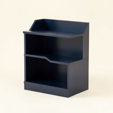 Brook Field Desktop Shelving Unit - Navy (synthetic illustration; no displayed measurements)