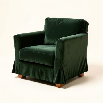 Olympe 66.92 '' Velvet Flared Arm Loveseat (synthetic illustration; no displayed measurements)