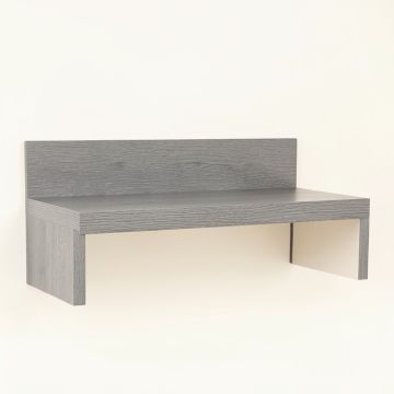 Linden Brook Wall-Mounted Shelf - Gray (synthetic illustration; no displayed measurements)