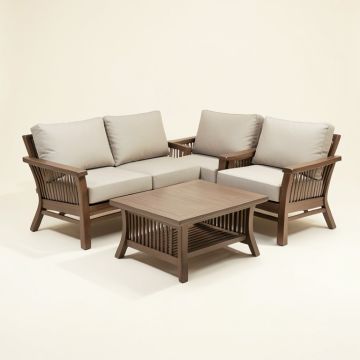 Kemmer 3 Piece Seating Group With Cushions (synthetic illustration; no displayed measurements)