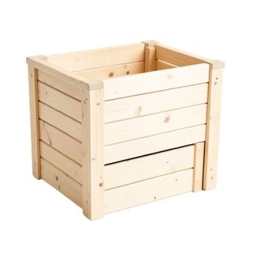 Pine Arc Closed Garden Compost Bin - Ivory