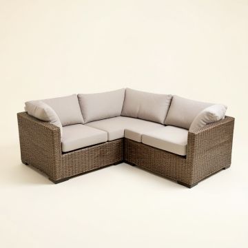 Felicidad Patio Sectional With Cushions (synthetic illustration; no displayed measurements)