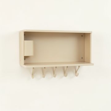 Hill Brook Wall-Mounted Entryway Organizer Shelf - Beige (synthetic illustration; no displayed measurements)