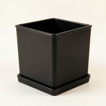 Reed Bend Empty Planter - Black (synthetic illustration; no displayed measurements)