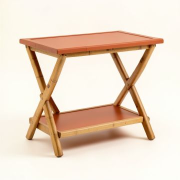 Clay Canyon Side Table - Terracotta (synthetic illustration; no displayed measurements)