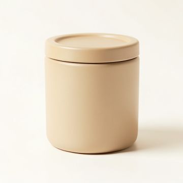 Rowan Dale Storage Canister With Lid - Beige (synthetic illustration; no displayed measurements)