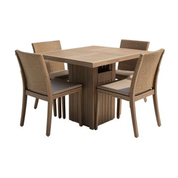 Nettie 5 Piece Bar Height Dining Set