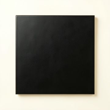Oak Bend Uninstalled Square Decorative Tile - Black (synthetic illustration; no displayed measurements)