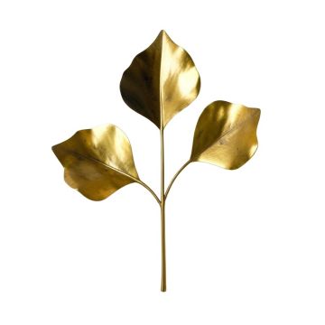 Metal Ginkgo Leave Wall Décor