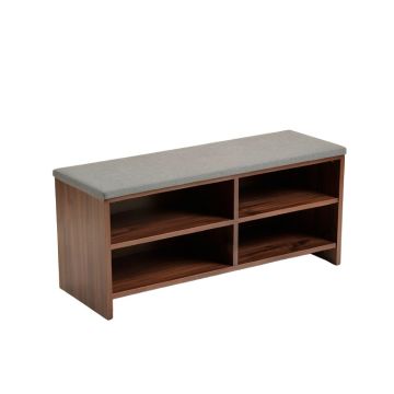 Oleary Solid Wood Shoe Storage Bench