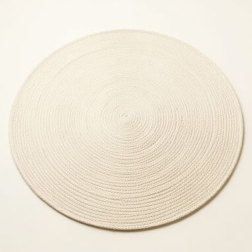 Oak Bridge Round Area Rug - Cream (synthetic illustration; no displayed measurements)