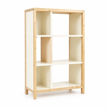 Pine Canyon Freestanding Bookcase - Cream