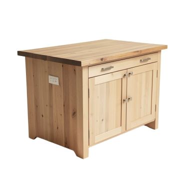 Haslingden Kitchen Island With Butcher Block Top