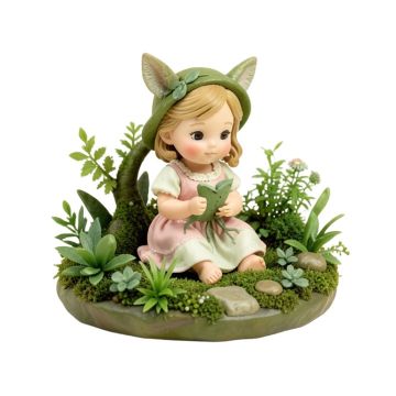 Lizabeth Fairy Girl Reading Fairy Garden