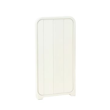 Brook Bridge Narrow Outdoor Storage Bench - White