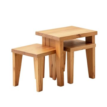 Nickolas Teak 2 Piece Nesting Tables