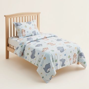 Pierson Baby Lovely Whale Nursery 12 Piece Crib Bedding Set (synthetic illustration; no displayed measurements)