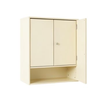 Dawn Crossing Wall-Mounted Laundry Cabinet - Cream