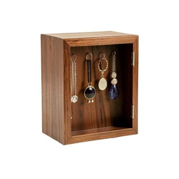 Organizer Wooden For Earrings Necklaces Wall Mounted Jewelry Holder
