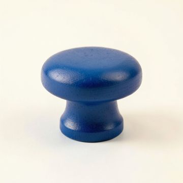 Bay Crest Cabinet Knob Without Packaging - Blue (synthetic illustration; no displayed measurements)