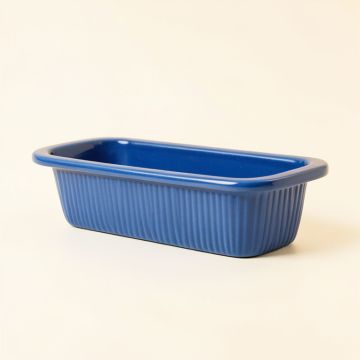 Fern Dale Empty Railing Planter With Integral Brackets - Blue (synthetic illustration; no displayed measurements)