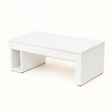 Alder Bluff Desktop Monitor Riser - White (synthetic illustration; no displayed measurements)