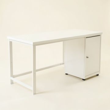 Vale Brook Empty Workshop Workbench - White (synthetic illustration; no displayed measurements)