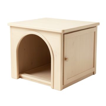 Fern Edge Empty Furniture-Style Litter Enclosure - Beige