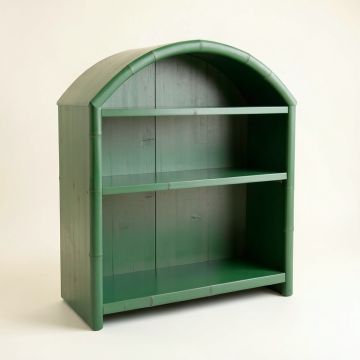 Ash Field Freestanding Bookcase - Green (synthetic illustration; no displayed measurements)