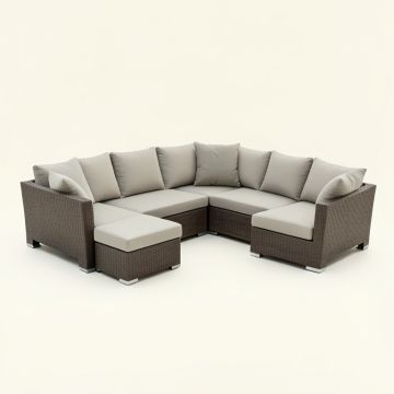 Ecker 8 Piece Sofa Seating Group With Cushions (synthetic illustration; no displayed measurements)