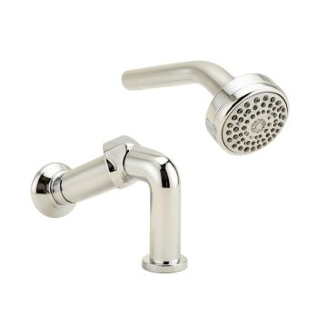 756 Exposed Two Valve Shower With Lever Handles And Shower Head In Chrome