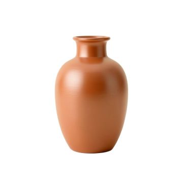 Birch Crest Empty Decorative Vase - Terracotta