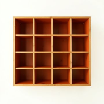 Birch Arc Empty Mug-Storage Cabinet Insert (synthetic illustration; no displayed measurements)