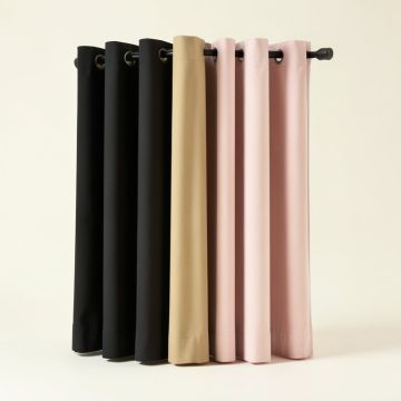 Chetek Solid Blackout Thermal Grommet Curtain Panels (synthetic illustration; no displayed measurements)