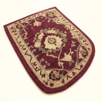 Jahan Hand Knotted Wool Plum Rug (synthetic illustration; no displayed measurements)
