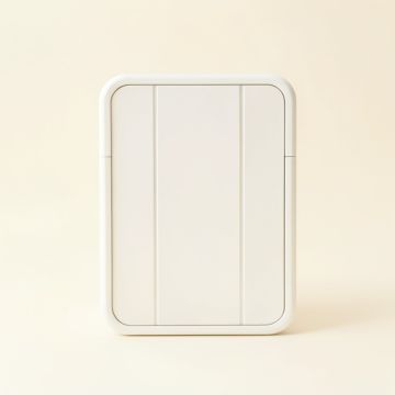 River Canyon Narrow Outdoor Storage Bench - White (synthetic illustration; no displayed measurements)