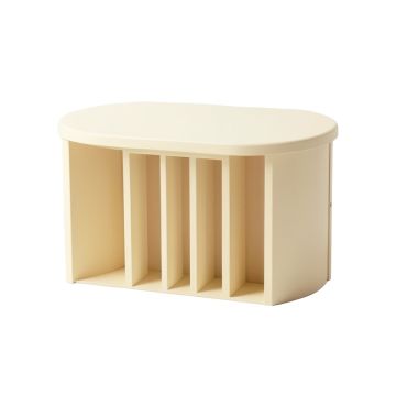Cedar Canyon Shoe Storage Bench - Cream
