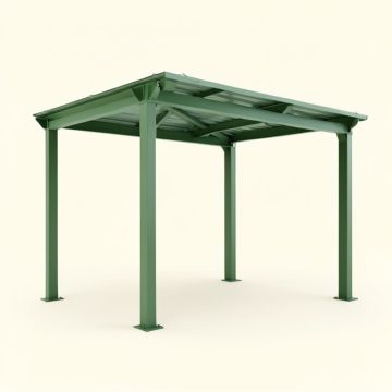 14 Ft. D Aluminum Pergola (synthetic illustration; no displayed measurements)