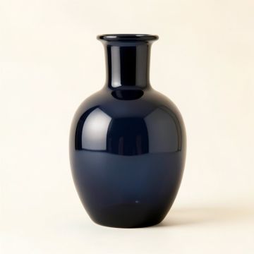 Bay Crest Empty Decorative Vase - Navy (synthetic illustration; no displayed measurements)