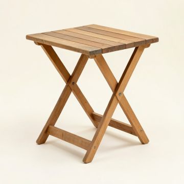Wisbech Folding Wooden Side Table (synthetic illustration; no displayed measurements)