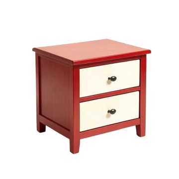 Joanna 2 - Drawer Solid Wood Nightstand