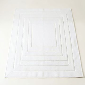 Meadow Branch Rectangular Outdoor Rug - White (synthetic illustration; no displayed measurements)