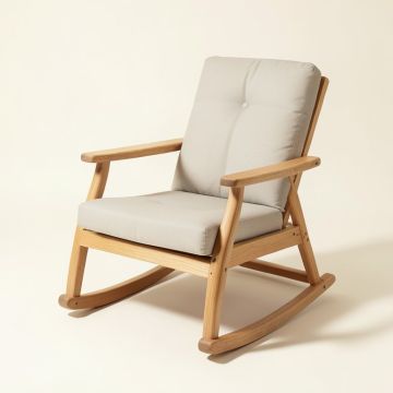 Ossu Outdoor Rocking Chair With Cushions (synthetic illustration; no displayed measurements)