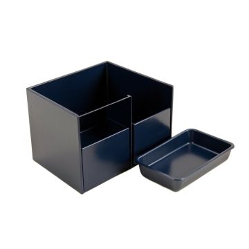 River Arc Empty Coffee-Station Organizer - Navy