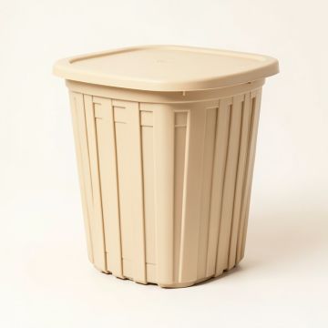 Dune Canyon Closed Garden Compost Bin - Beige (synthetic illustration; no displayed measurements)