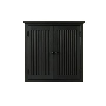 Bay Canyon Wall-Mounted Laundry Cabinet - Black