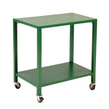 Holly Bridge Empty Rolling Workshop Cart - Green